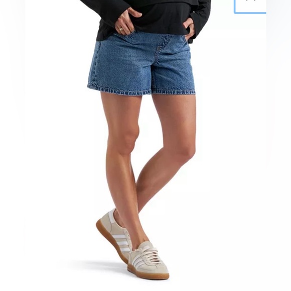 Ripe Maternity Pants - Ripe Maternity Brooklyn Denim Shorts with Wide Waistband